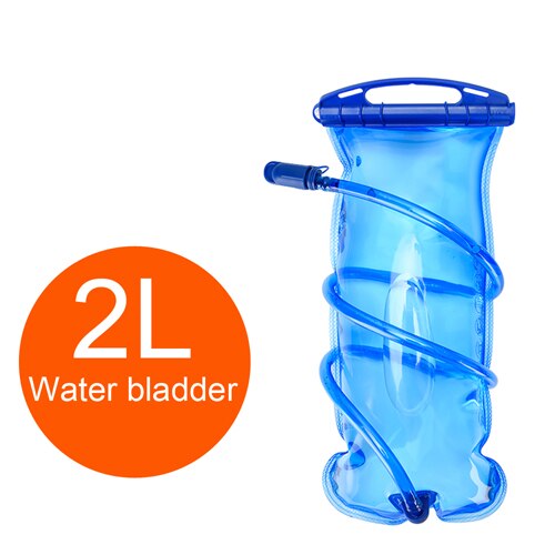 Water Bag 1L 1.5L 2L 3L Water Bladder Reservoir Hydration Container Pack Storage Bag BPA Free Running Hydration Vest Backpack: 2L B