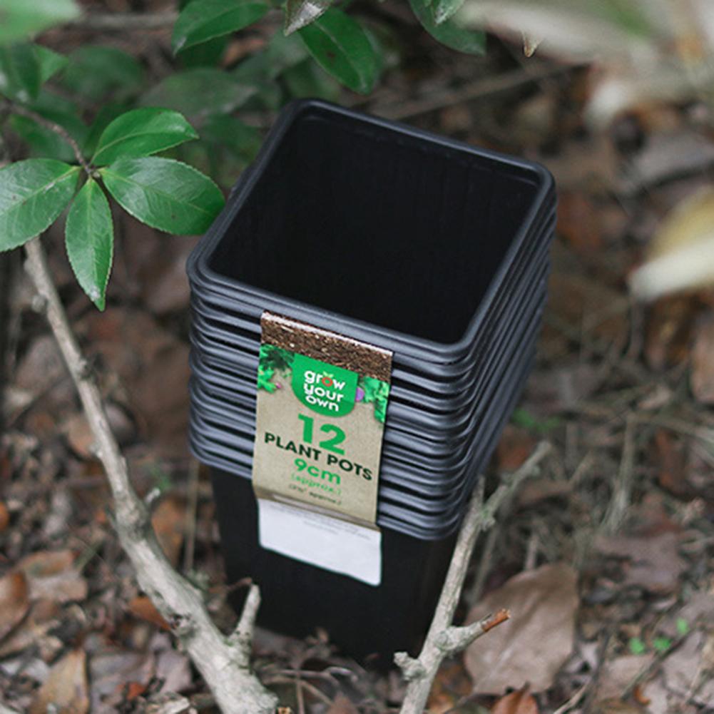 Grow Box macrame Black Easy to Harvest Plastic Small Plant Pots for Vegetables