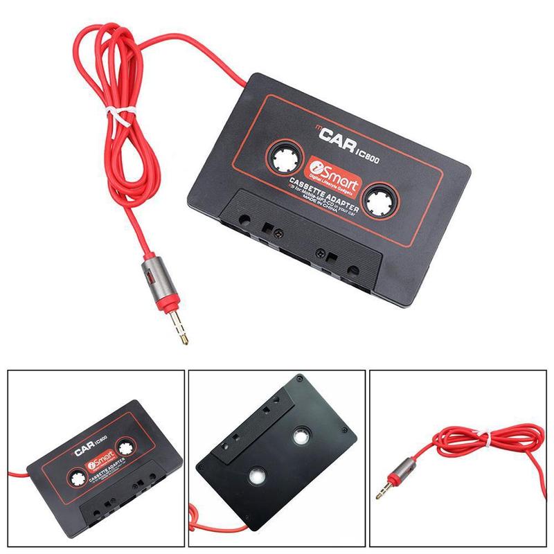 Aux Adapter Car Tape Audio Cassette Mp3 Player Converter 3.5mm Jack Plug For iPod For iPhone MP3 AUX Cable CD Player