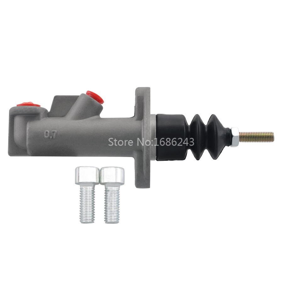 TrichTu montaje cilindro maestro de embrague de freno de coche 0,7 orificio remoto apto para hidráulico Hydro freno de mano cilindros maestros de aleación de aluminio
