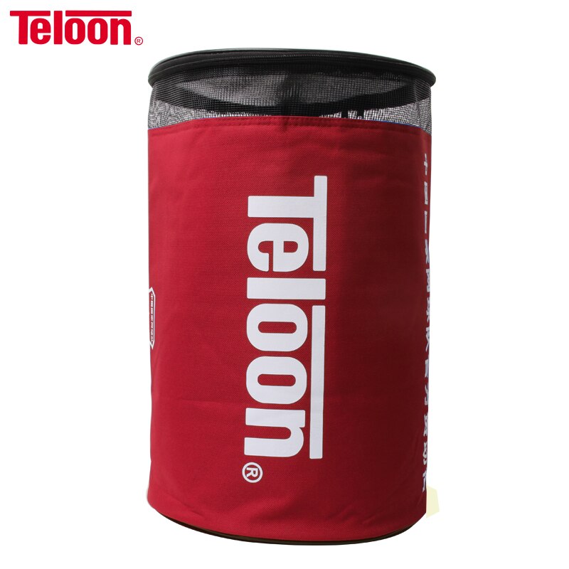 Pelotas de tenis Teloon, bolsa de cubo, accesorios de tenis de un solo hombro grueso, paquete de barriles, carga fácil, capa de aislamiento de 100 bolas