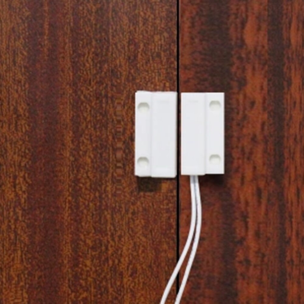 2PCS 100 V DC Recessed Magnetic Window/Door Contacts Security Alarm Switch Reed Adhesive Switch
