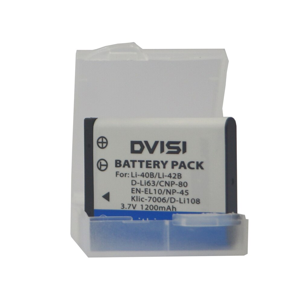 2 stks Li-42B Li 42B Li42B Li-40B EN-EL10 Camera Batterij + case voor OLYMPUS U700 U710 FE230 FE340 FE290 FE360 u1040 X915 VR320 VR330