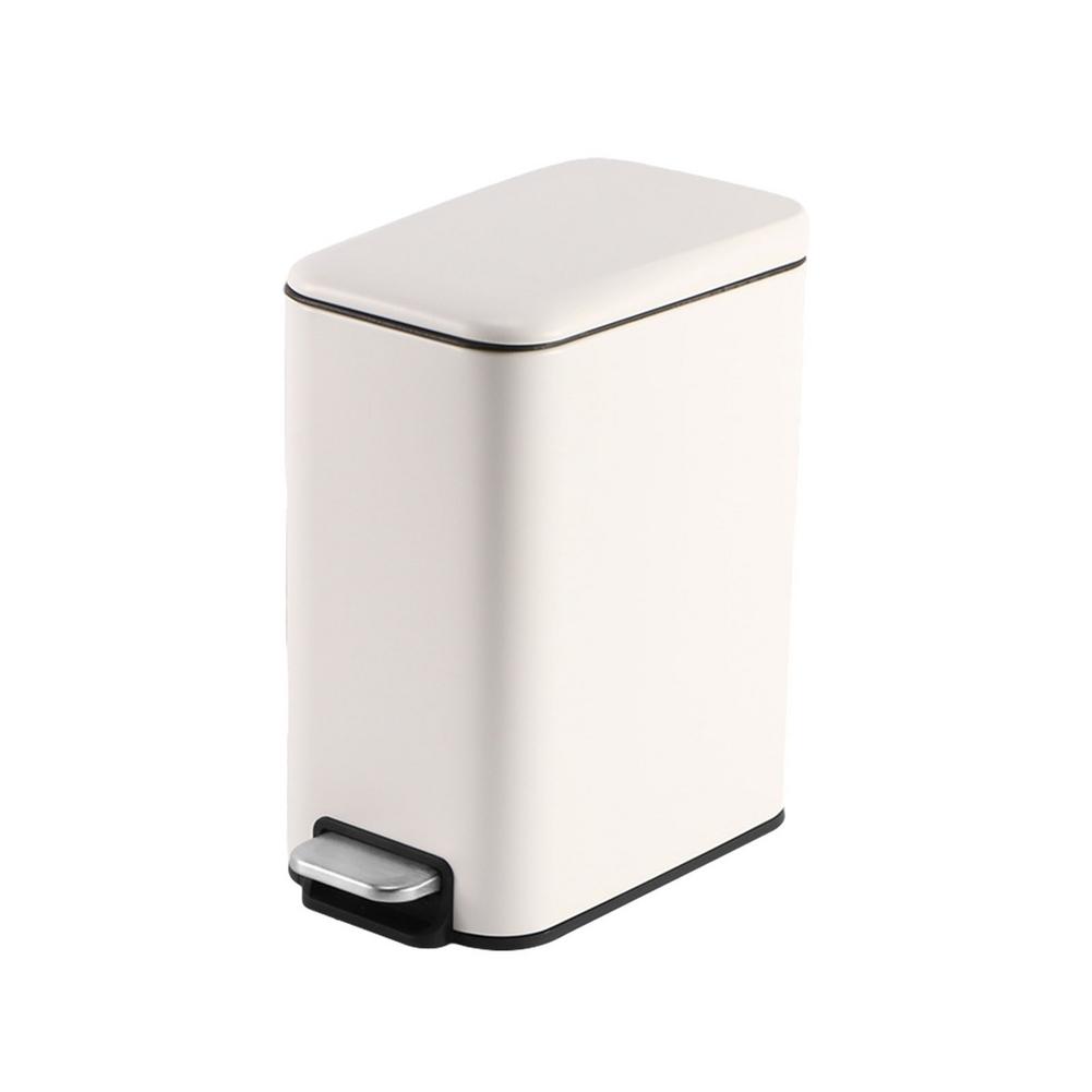5L Stainless Steel Rectangle Kitchen Trash Can Dus... – Grandado