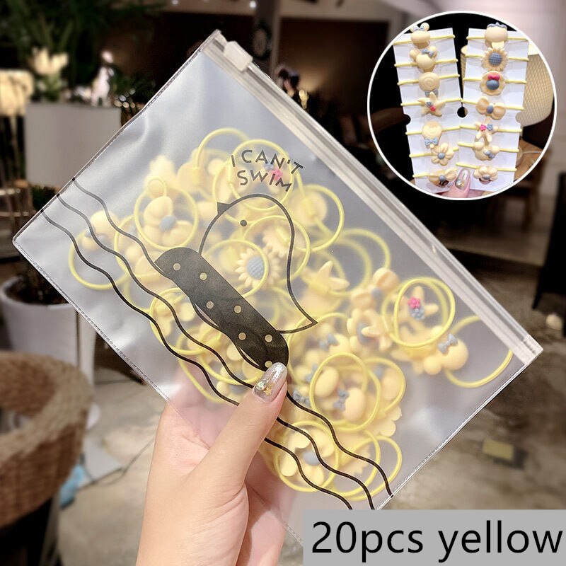 Children Lovely Flower Princess Headwear Baby Headdress Girls Hair Accessories Kids Elastic Hair Bands Children Hair Ropes: 15