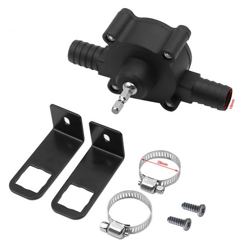 Portable Electric Drill Pump Self Priming Transfer Pumps Oil Fluid Water Pumps Electric Drill Driven Self-Priming Pump Tools