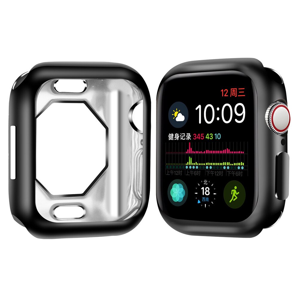Coque pour apple watch 5, 44mm, 42mm, protecteur pour apple watch 3, 44mm, 44mm, 40mm: Black / series45 40MM