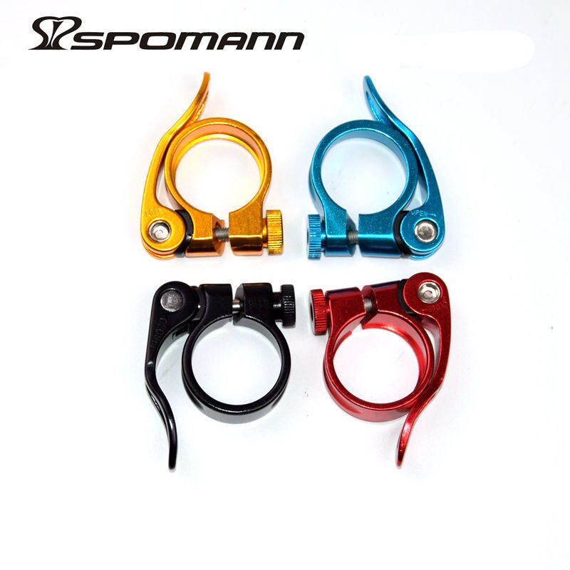 Aluminum Alloy Quick Release Clamp MTB Road Bicycle Seatpost Skewer Clamp Mountain Bike 27.2mm Seatpost Clip