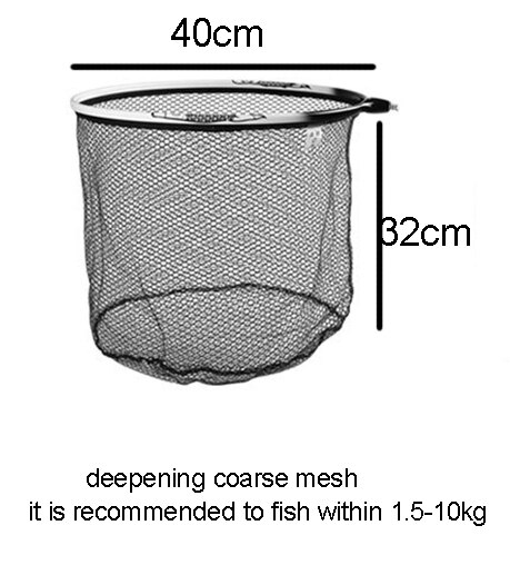 Head Fishing Nets Brail Nano Titanium Alloy Landing Net Removable Hand Net Anti-adhesive Hook Fishing Accessories B358