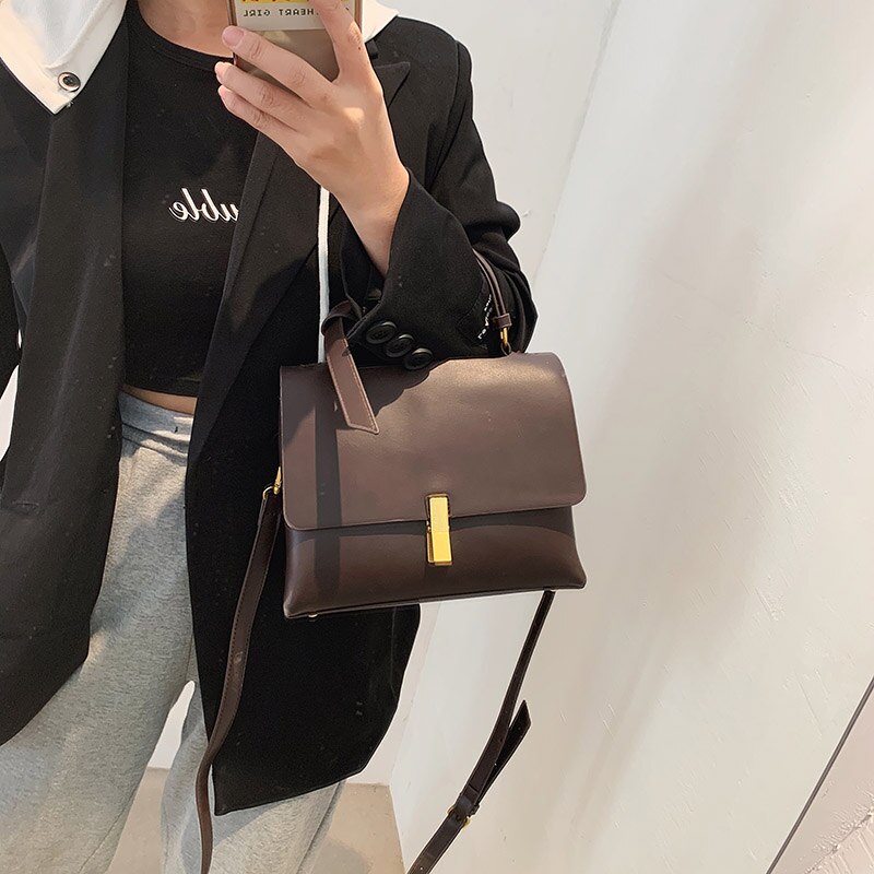 Pu leren crossbody tassen voor dames winter dames trendy schoudertas meisjes handtassen dames crossbody tas