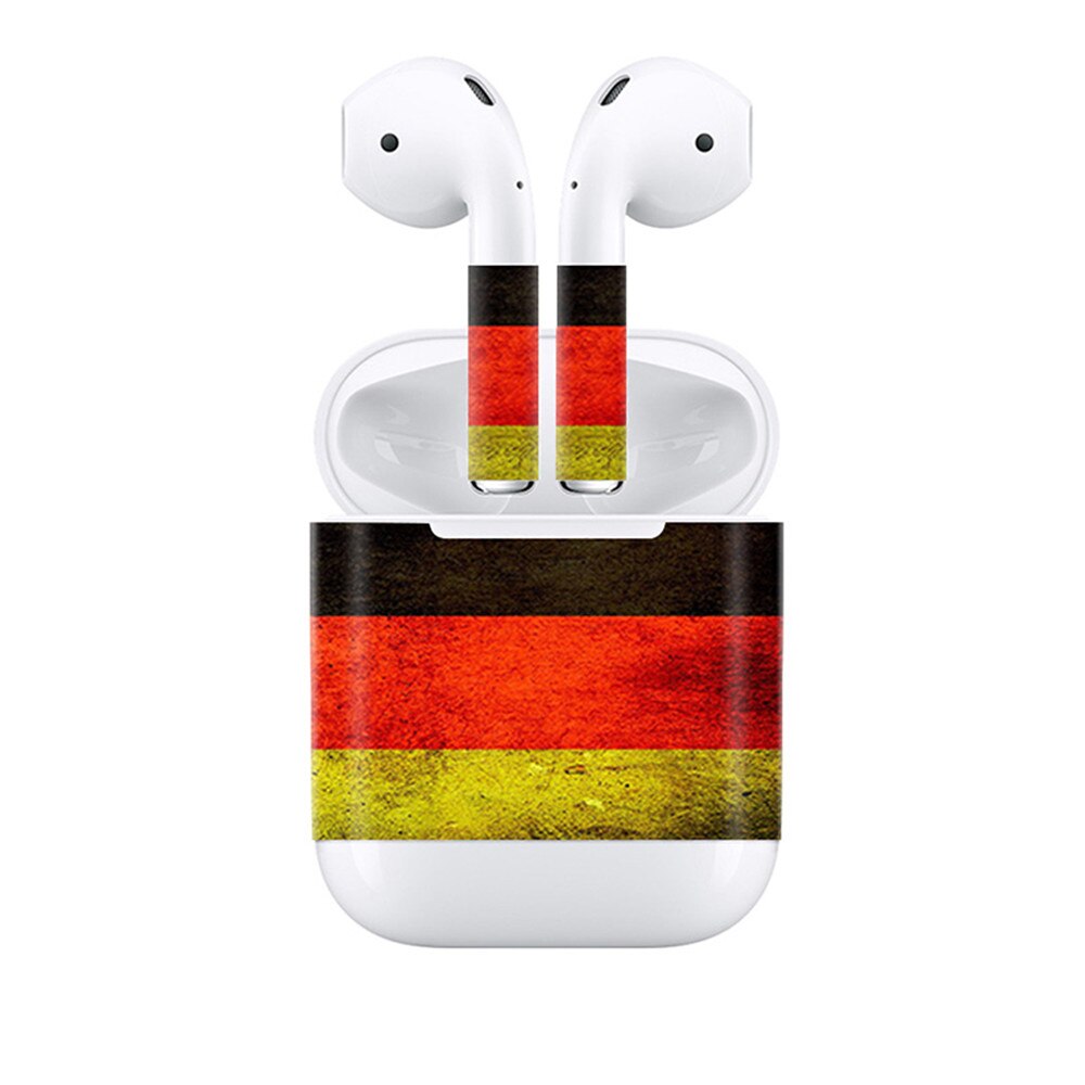 Caso protetor de poeira bonito adesivo interno para airpods 1 2 airpod pele capa protetora adesivos para apple air pods envoltório completo adesivo: TN-AirPods-1119