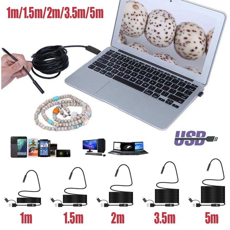 Oor Lepel Borescope 3 in 1 Foto 'S Handheld Endoscoop Praktische Mobiele Telefoons Endoscoop voor Monitoring