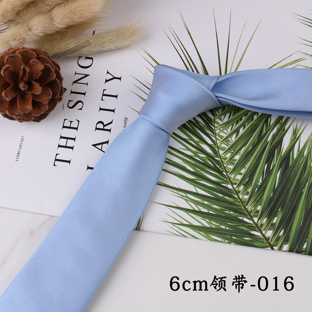 Cravatte sottili alla moda da 6 cm Cravatte classiche da uomo a righe scozzesi floreali Blu vino Cravatte da sposa Cravatte da uomo in poliestere intrecciato jacquard: Beige