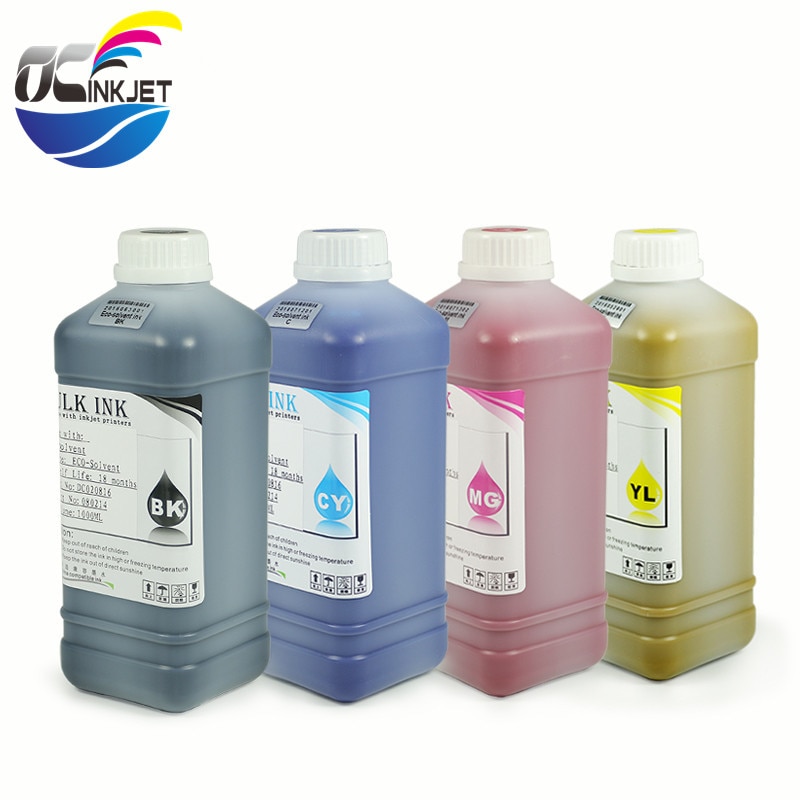 OCINKJET-tinta Eco solvente para impresora EPSON Stylus PRO 1000/10600, tinta a base de aceite, para Mimaki JV2/JV22/JV4, Roland 10000/600, 540/740 ml