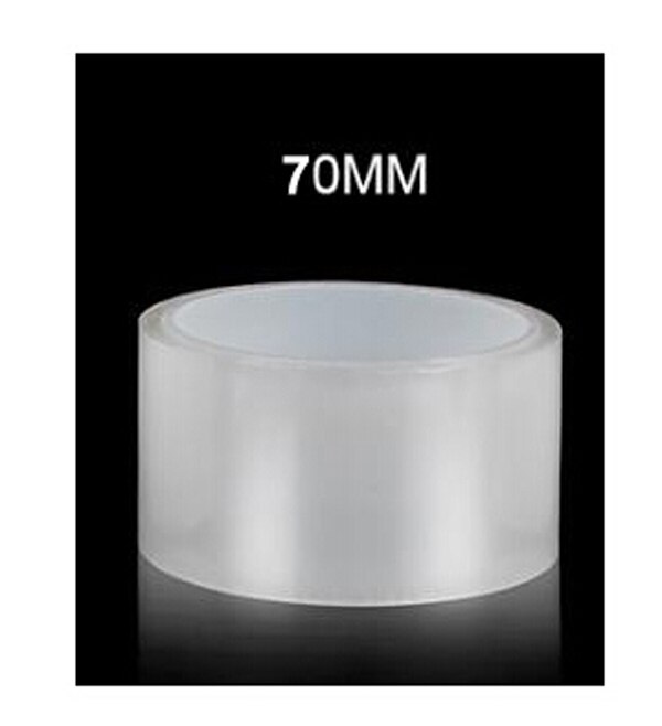 Universal Car Bumper Protector Stickers for vw caddy ford kuga skoda fabia peugeot 5008 astra h suzuki gsxr kia carens: 70mm x 3m