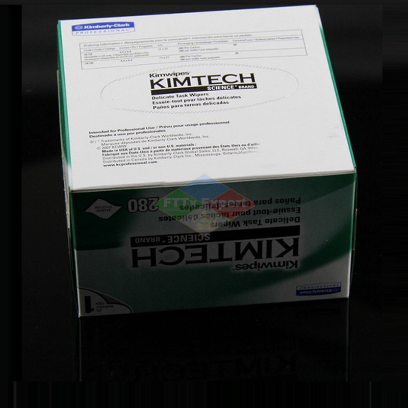10pcs/lot 210 x 110mm Kimtech Kimwipes Delicate Task Wipes 280 Pieces Per Box For Optical Components Special
