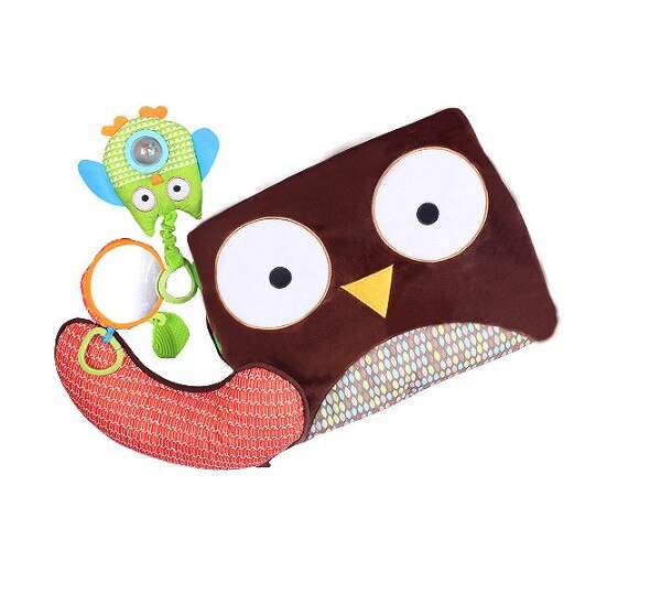 Tapis d&#39;activités pour bébé, tapis de jeu pour ramper, animaux doux, hibou, jeu pour chambre d&#39;enfants, sécurité, jouets éducatifs précoces