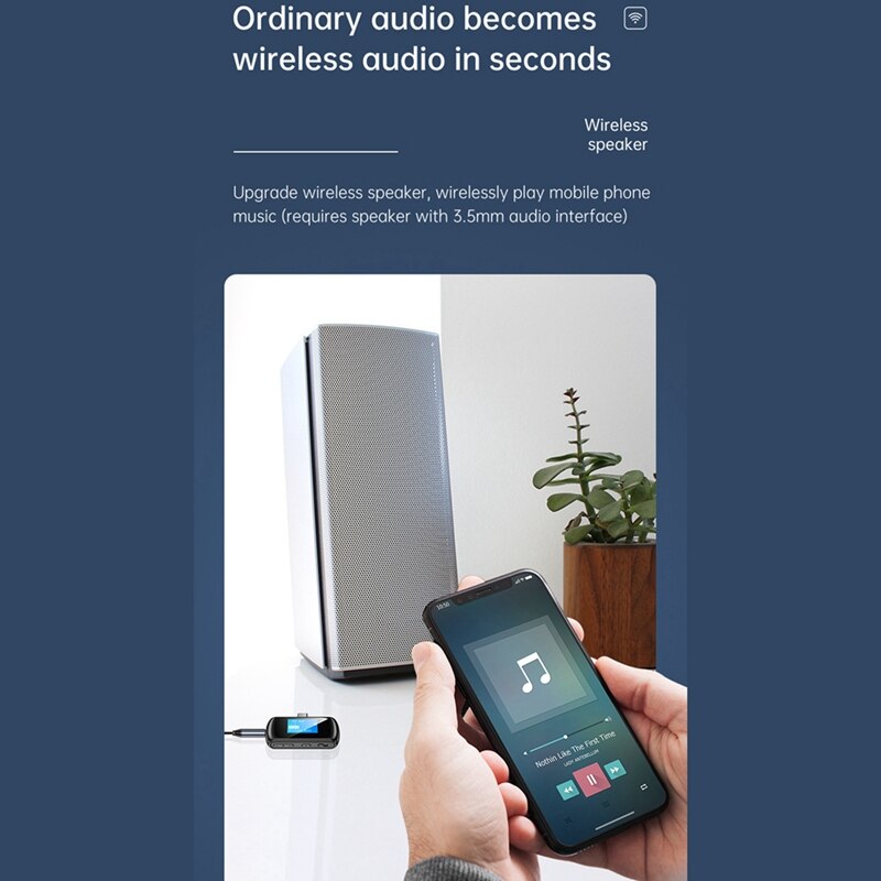 Usb Bluetooth 5.1 Adapter Bluetooth Audio Adapter Met Display Bluetooth 5.1 Zender Ontvanger, Voor PS5/4 Computer