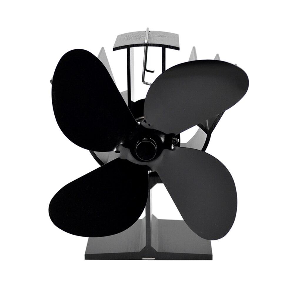 Thermal Power Fireplace Fan Heat Powered Wood Stove Fan For Wood/Log Burner /Fireplace Eco Friendly 4-leaf Fans