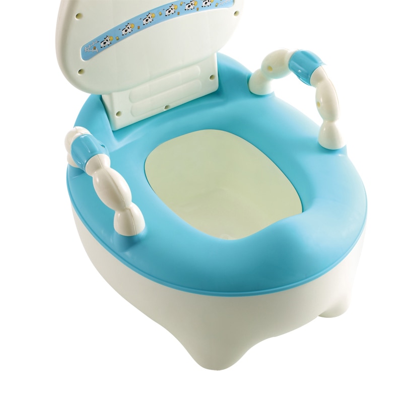 Bébé Pot multifonction bébé toilette vache enfants Pot formation siège de toilette enfants chaise Pot de toilette urinoir pour Pot gratuit brosse