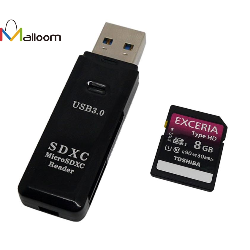 Malloom st Accessoires Memory Stick Pro Duo MINI 5 Gbps Super Speed USB 3.0 Micro SD/SDXC TF kaartlezer Adapter Mac OS Pro