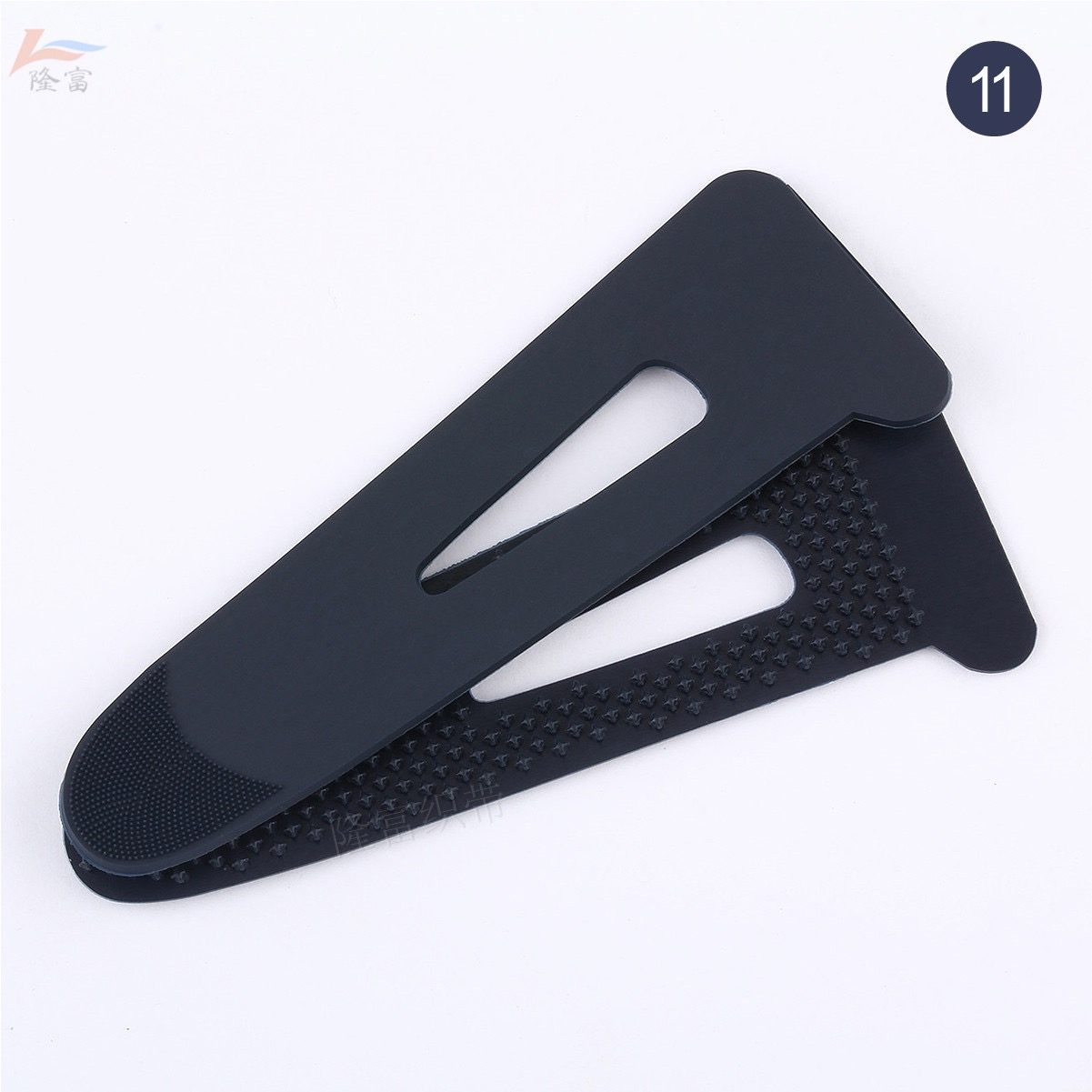 2 set/förpackning kardborreband självhäftande fästanordning klädmanschetter fästhållare syverktyg 9 x 3cm: Choklad