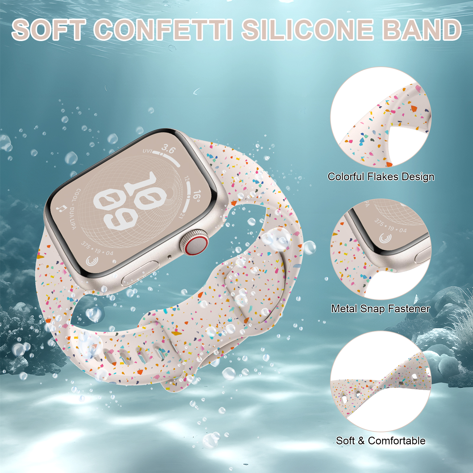 Boucle sport en silicone pour Apple Watch Band, 40mm, 45mm, 44mm, 41mm, 38mm, 49mm, Bracelet souple, iWatch Series 9, 8, 7, 6, 5, 3, SE Ultra 2 Strap