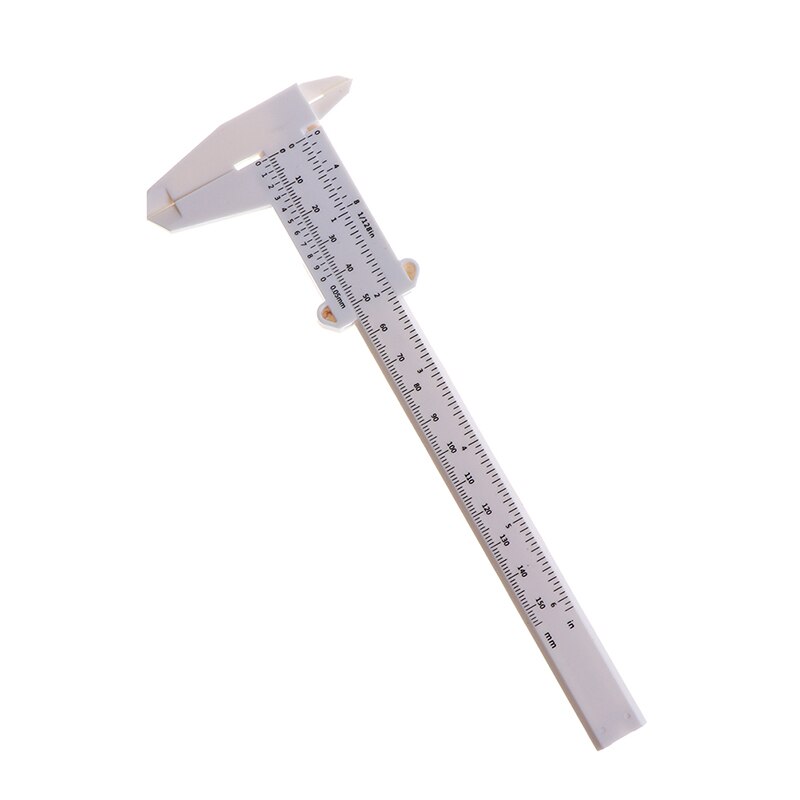 Double Scale Plastic Vernier Caliper Ruler Measuring Student Calipers Size Measuring Tool: WT