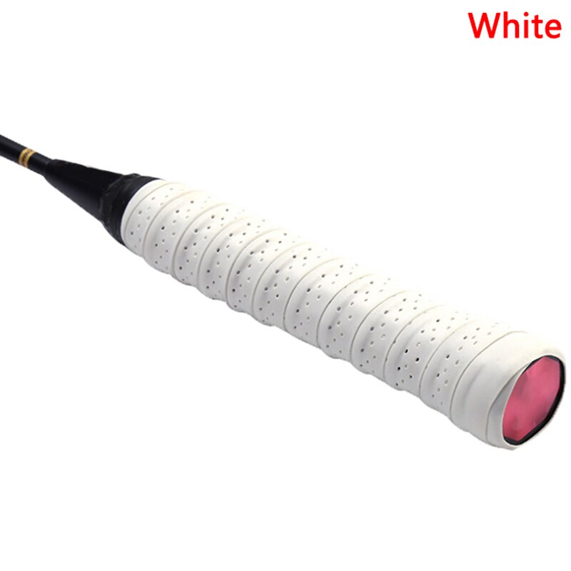 Skridsikker åndbar sport over greb svedbånd tennis overgrips tape badminton ketcher greb svedbånd: Hvid