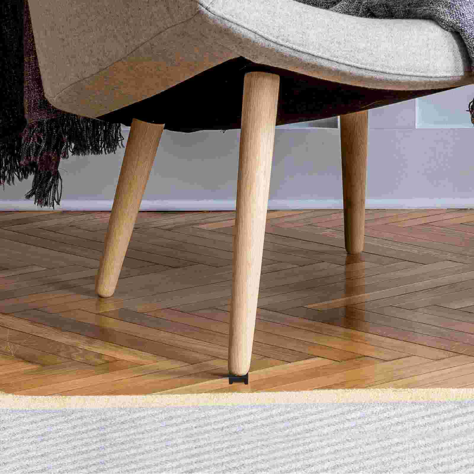 Entretoises d'équilibre pour meubles, 20 pièces, cales de nivellement, cales en plastique, pieds de canapé, placard, pieds réglables, stabilisateurs coniques pour meubles