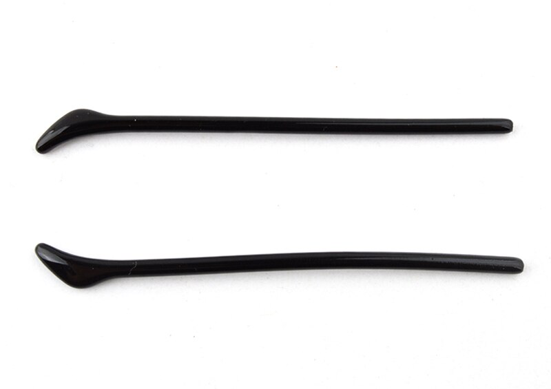 10pairs(20pcs) Anti slip Plastic Temple Tips For Metal Temple Glasses Eyewear Temple Tips Eyeglasses temple: black