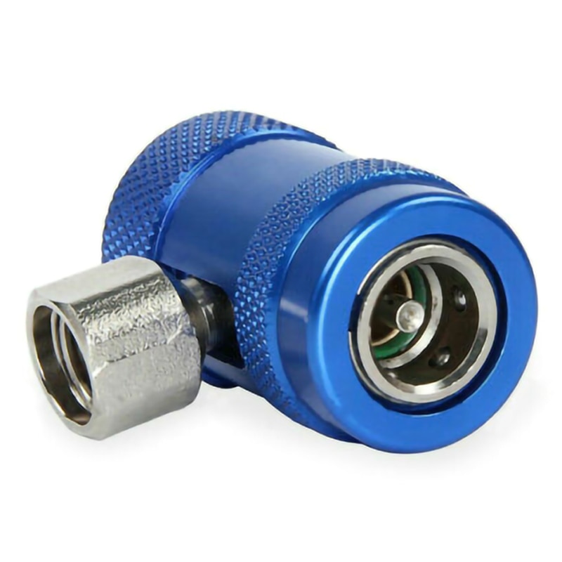 R1234yf refrigerant High Low Quick Coupler Connector Adapter air conditioning fluoride adding Adapters Adjustable Metal Adapters