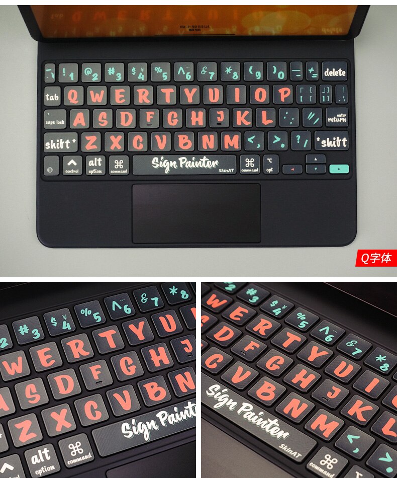 Magic Keyboard Protection Skin for Apple Keyboard Sticker for iPad Pro 11 12.9 Wear-Dirt-Scratch-Resistant