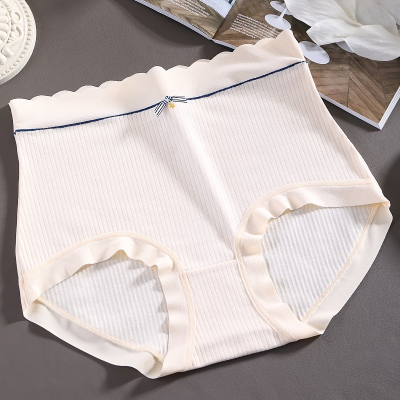 Bragas de algodón de Xl-XXXL, ropa interior de talla grande para mujer, calzoncillos sin costuras de cintura alta, bragas de encaje sexis, lencería femenina