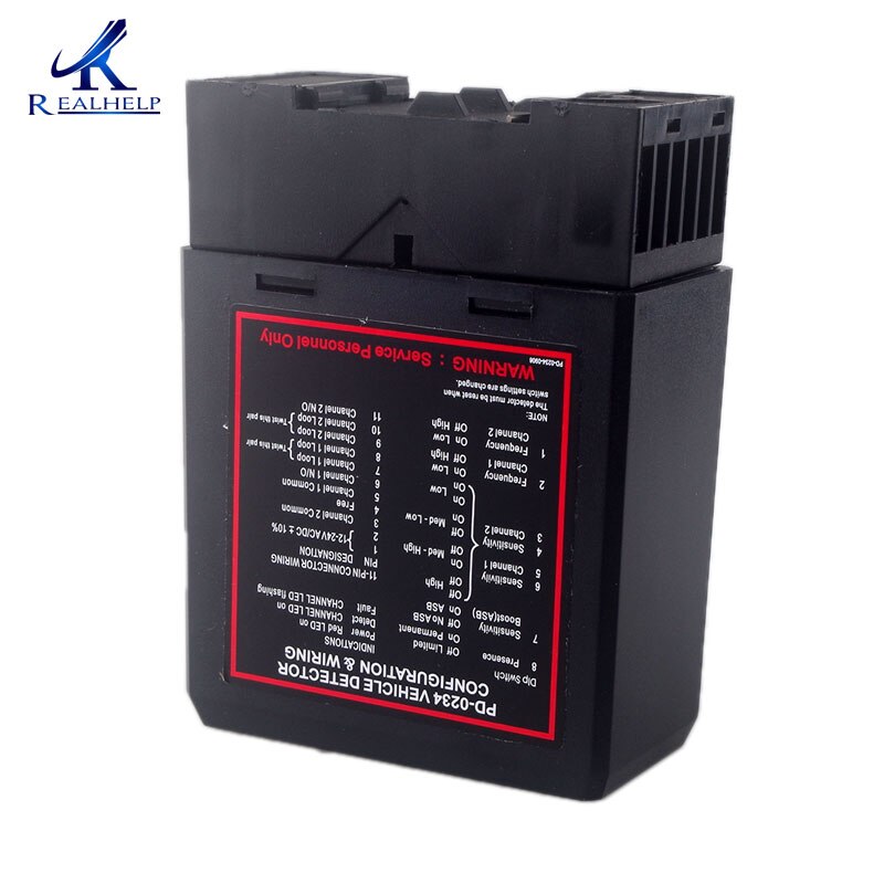 Double channel inductive vehicle loop detector Dual Channel High Sensitivity for the car parking Traffic Inductive 12-24V