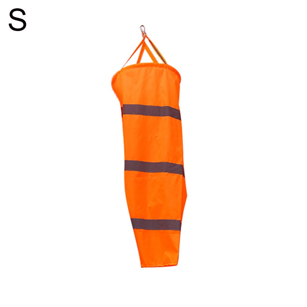 1pcs Airport Windsock Wind Measurement Long Reflective Rip-Stop Outdoor Rainbow Wind Measurement Sock Bag With Belt Newest: Small