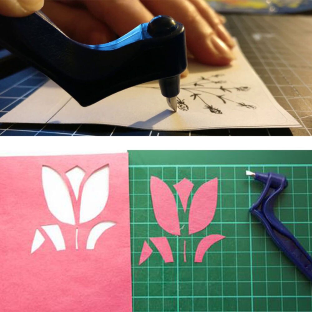 Carving Knife Wood Carving Tools Fruit Craft Sculpture Engraving DIY Art Cutting Stationery Tool 360° Rotating Blade