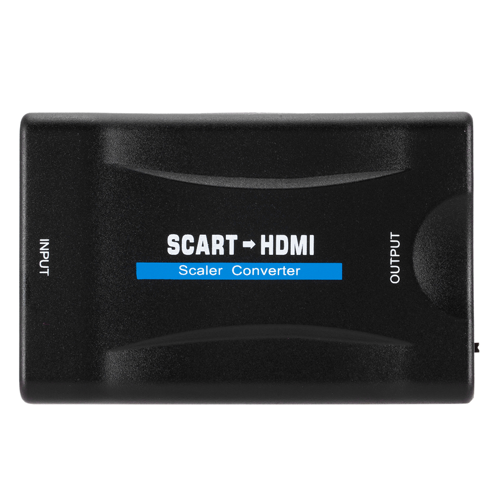 1080P Scart Naar Hdmi-Compatibel Video Audio Upscale Converter Adapter Voor Hdtv Sky Box Stb Plug Voor Hd tv Dvd-Compatibel