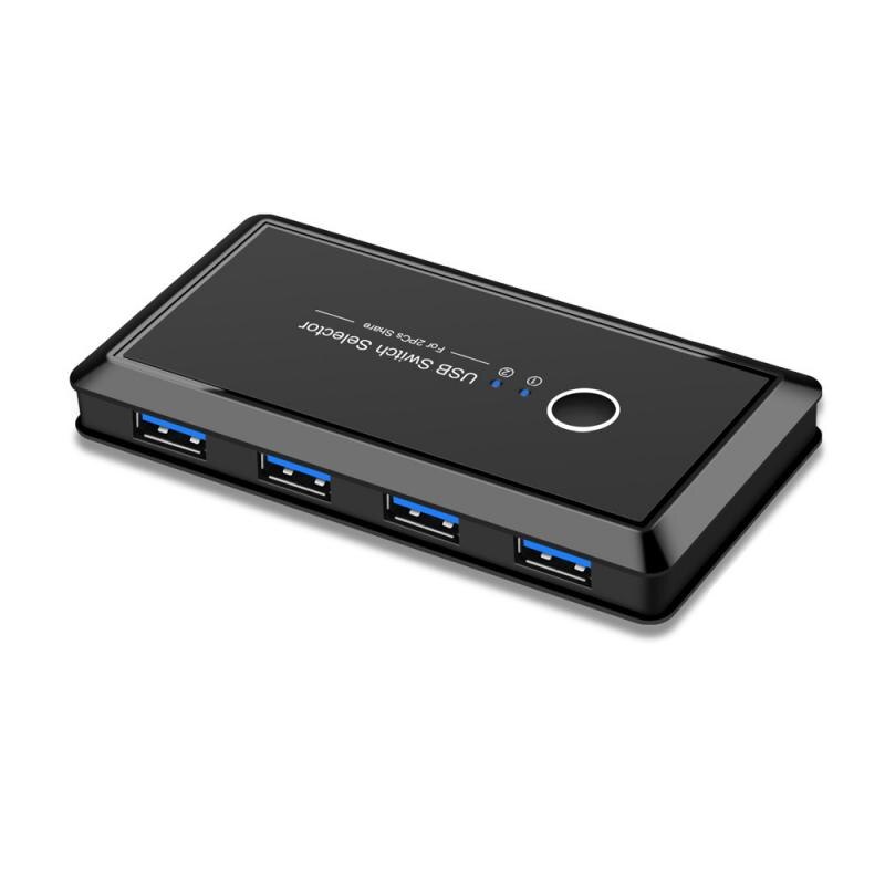 4 Häfen USB 3,0 Teile USB Schalter KVM Umschalter Mit 2 Kabel Für Drucker 4 in 1 Tastatur Und Maus Scanner Drucker Kvm Schalter Hub