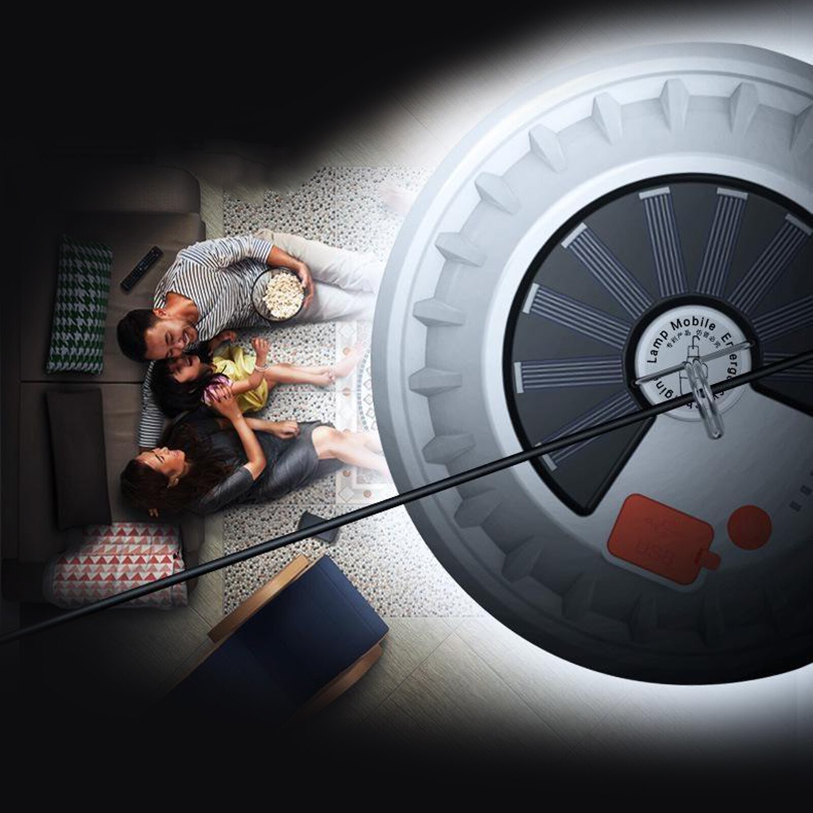 Solar LED Light Bulb, Outdoor, Waterproof Solar Fence Lights for Patio Fence, Garden, Wall, Yard