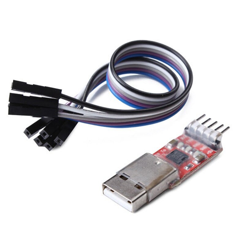 Usb 2.0 to ttl uart 5 pin  cp2102 modul omformerkontakt adapterkabel rød