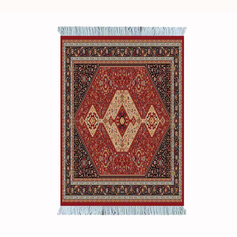 MRGLZY Mini Carpet Persian Weaving Pad Mouse Pad Carpet Big Pattern Cup with Side Home Office Desk Decoration Craft Retro Style: 270X180X3MM-7