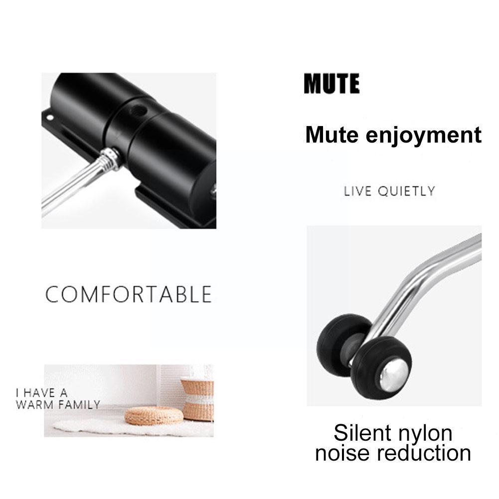 Round Door Closer, Household Automatic Door Closing The Easy Close To Mute Door Buffer Hidden Artifact Return Closer Device