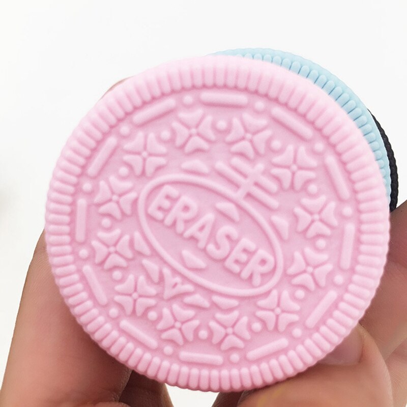 Kawaii Erdbeer-Schoko-Biscuit Radiergummis – Süße Dessert-Figuren Zum Radieren