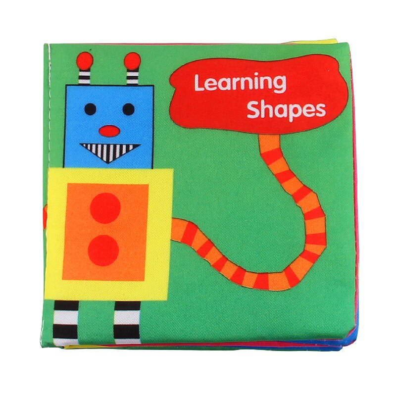 Doek Baby Intelligentie Ontwikkeling Leren Foto Cognize Boek Voor Kinderen Leren Geluid Boeken In Engels: Shape
