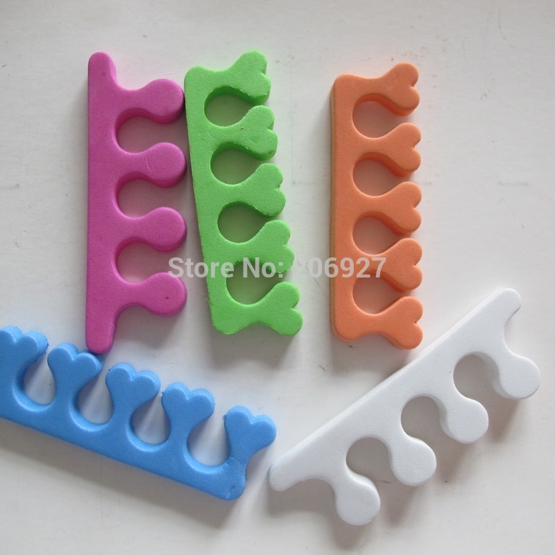NA-29 1pair Toe Spacer Toe Divider Manicure Finger Seperator Tools Nail Art Accessories