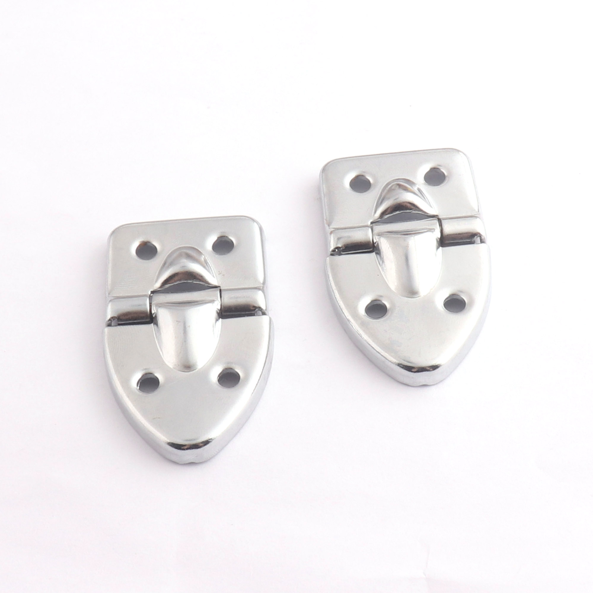 Wooden Box Hinges Cabinet Hinges Metal Hinges for Wooden Jewelry Box Tool Box Suitcase Silver Hinges with Screws