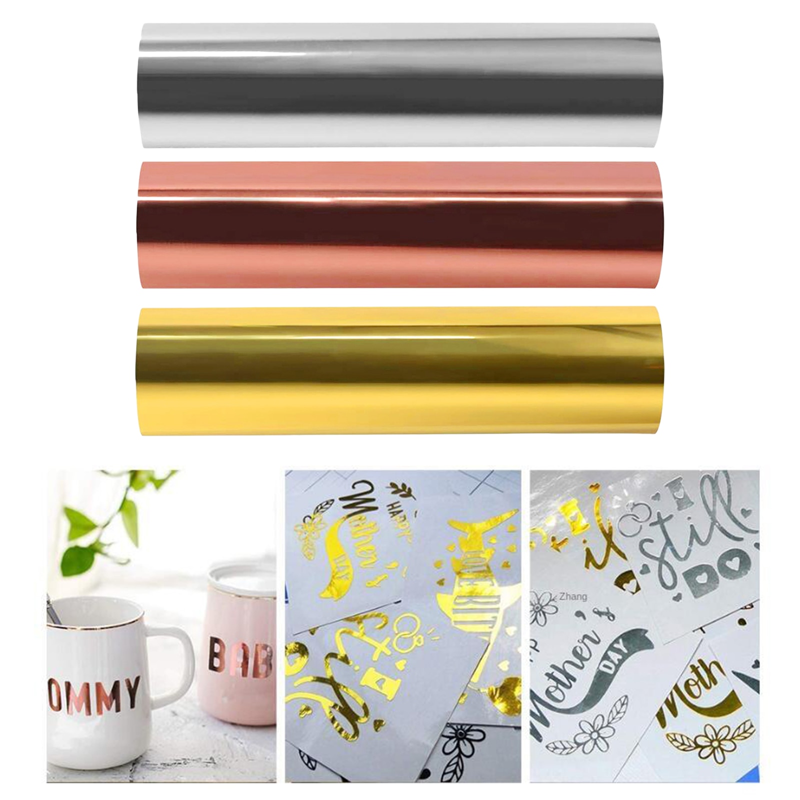 Heat Transfer Vinyl HTV Roll, Iron on Vinyl Bundle for , Silhouette & Cameo DIY