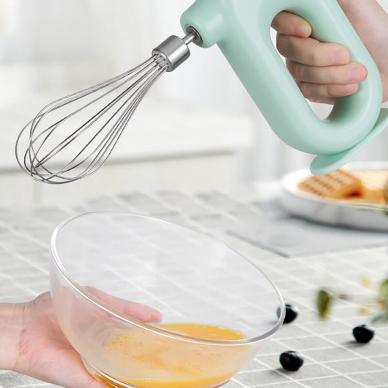 Fouet électrique sans fil, Mini batteur d&#39;œufs domestique, Machine à mélanger, Rechargeable à main, pour la cuisson de gâteaux