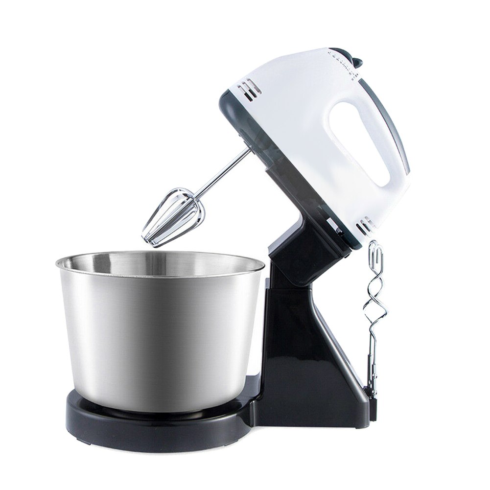 Electric Food Egg Hand Mixer Cake Dough Stand Blender Bowl Beater 7 Speed Mixing HG99